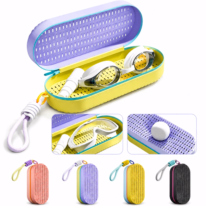 Guard Silicone Goggle Case Drainage Holes