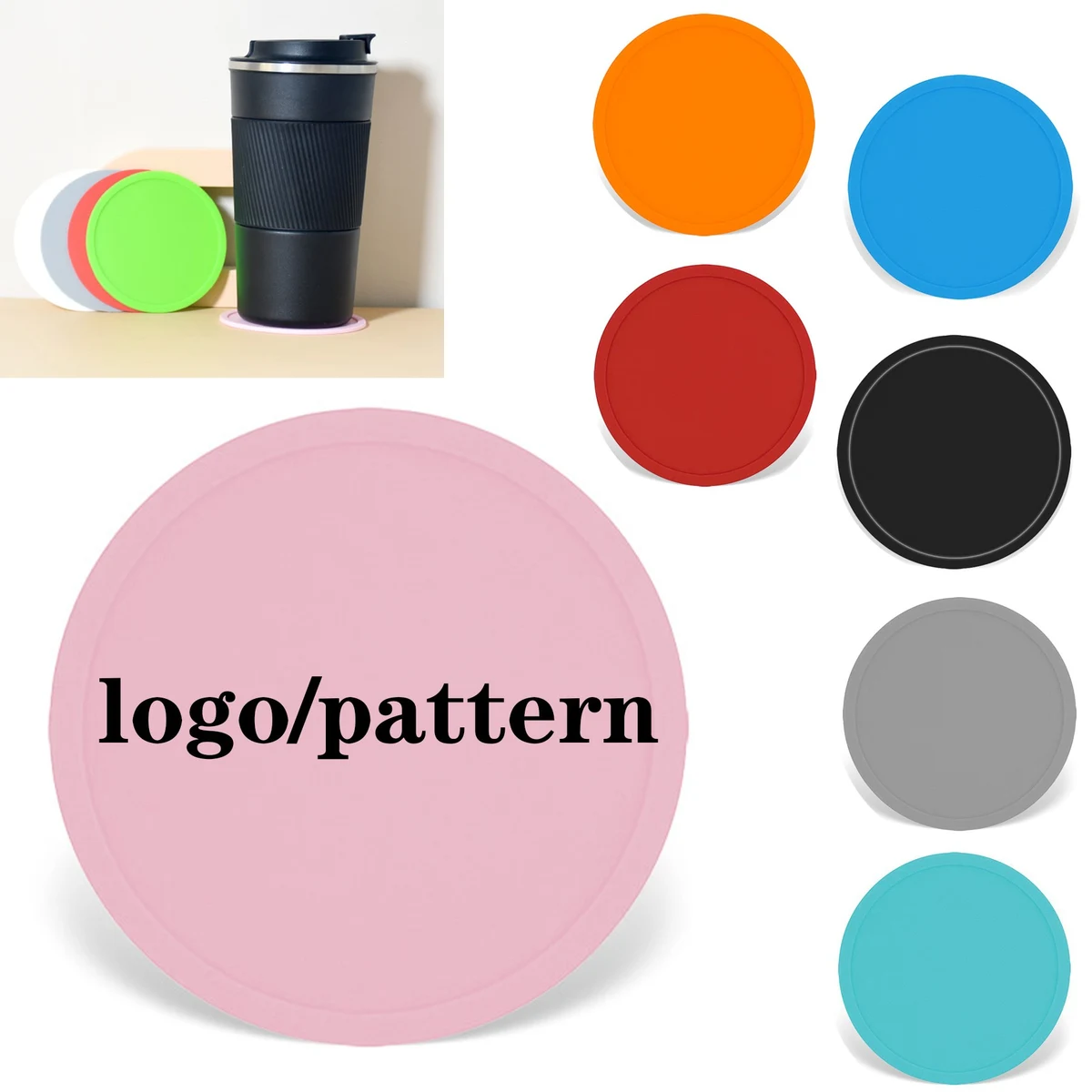 Anti Slip Silicone Cup Coasters 1