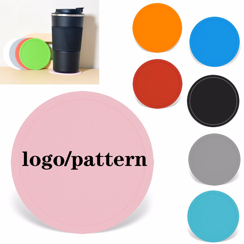Anti Slip Silicone Cup Coasters