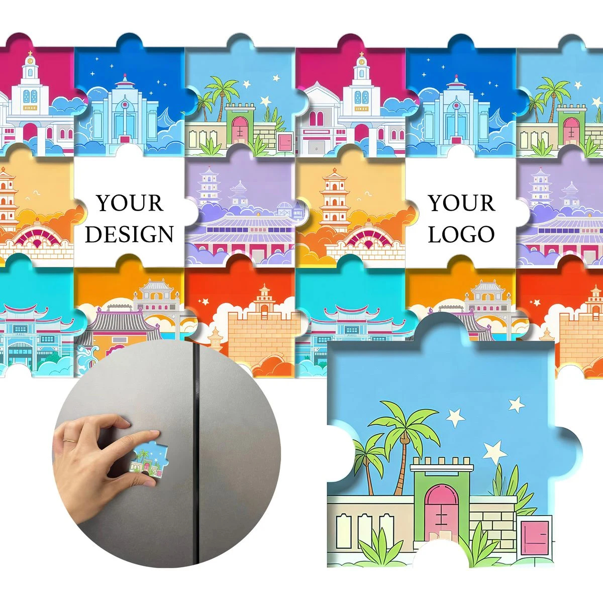 Acrylic Magnetic Fridge Sticker 1