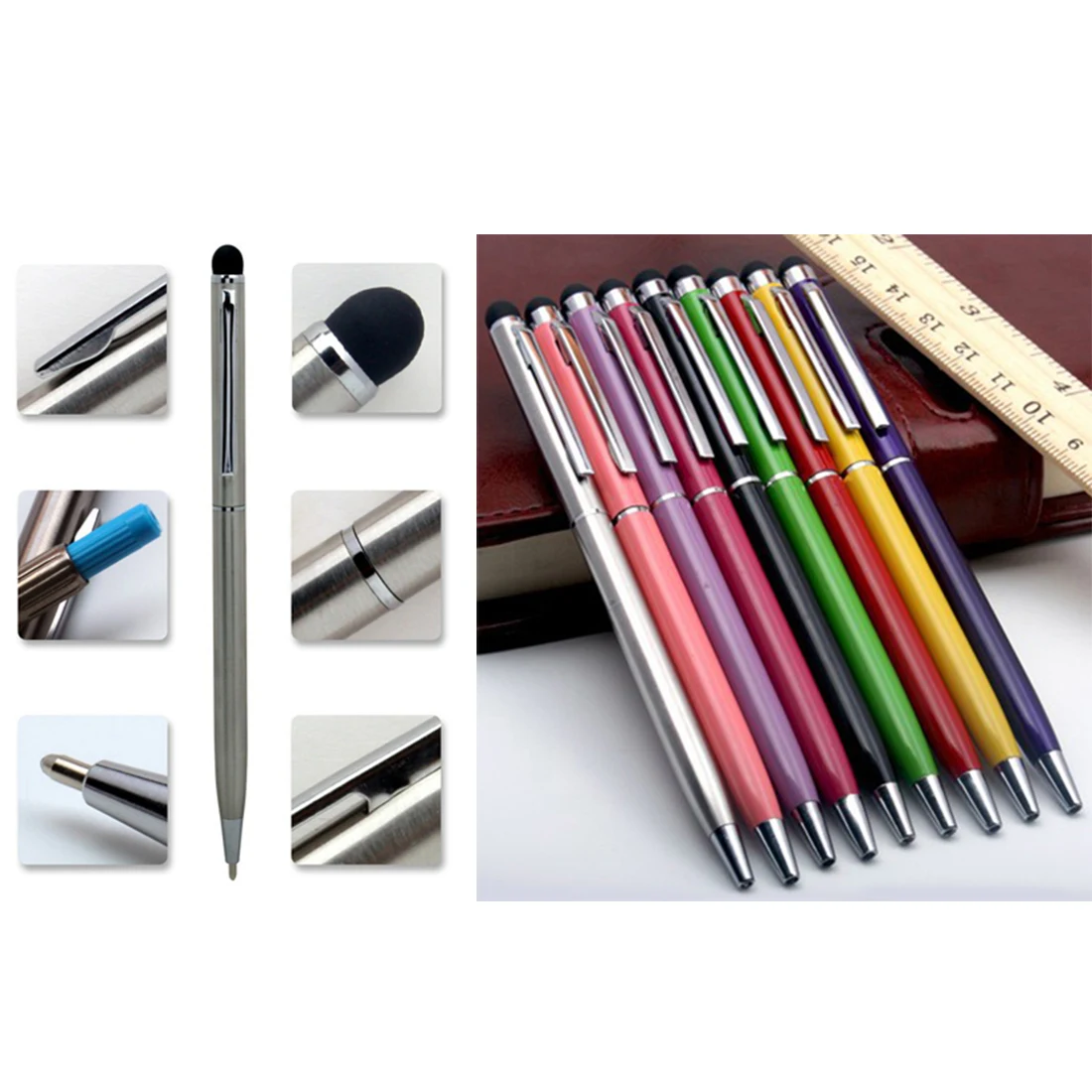 Metal Stylus Slim Ball Pen 1