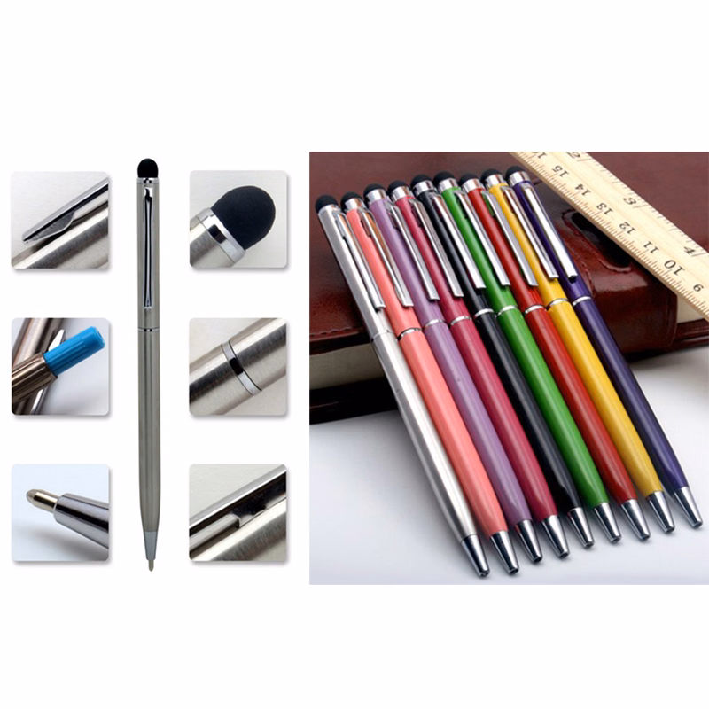 Metal Stylus Slim Ball Pen