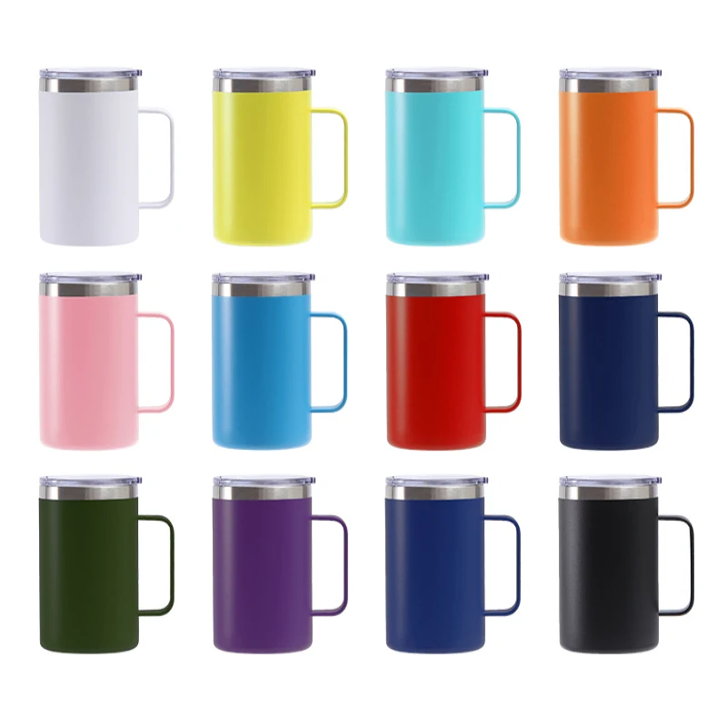 Double Wall Stainless Steel Mug, 12 oz. 1