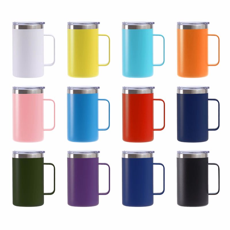Double Wall Stainless Steel Mug, 12 oz.