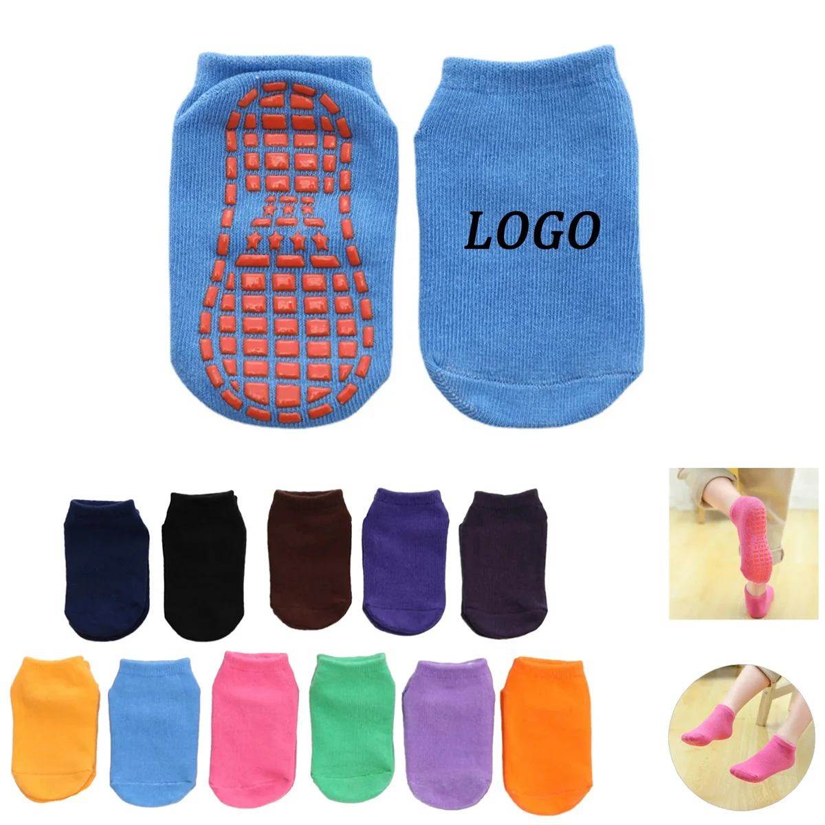 Cotton Early Education Yoga Socks 1