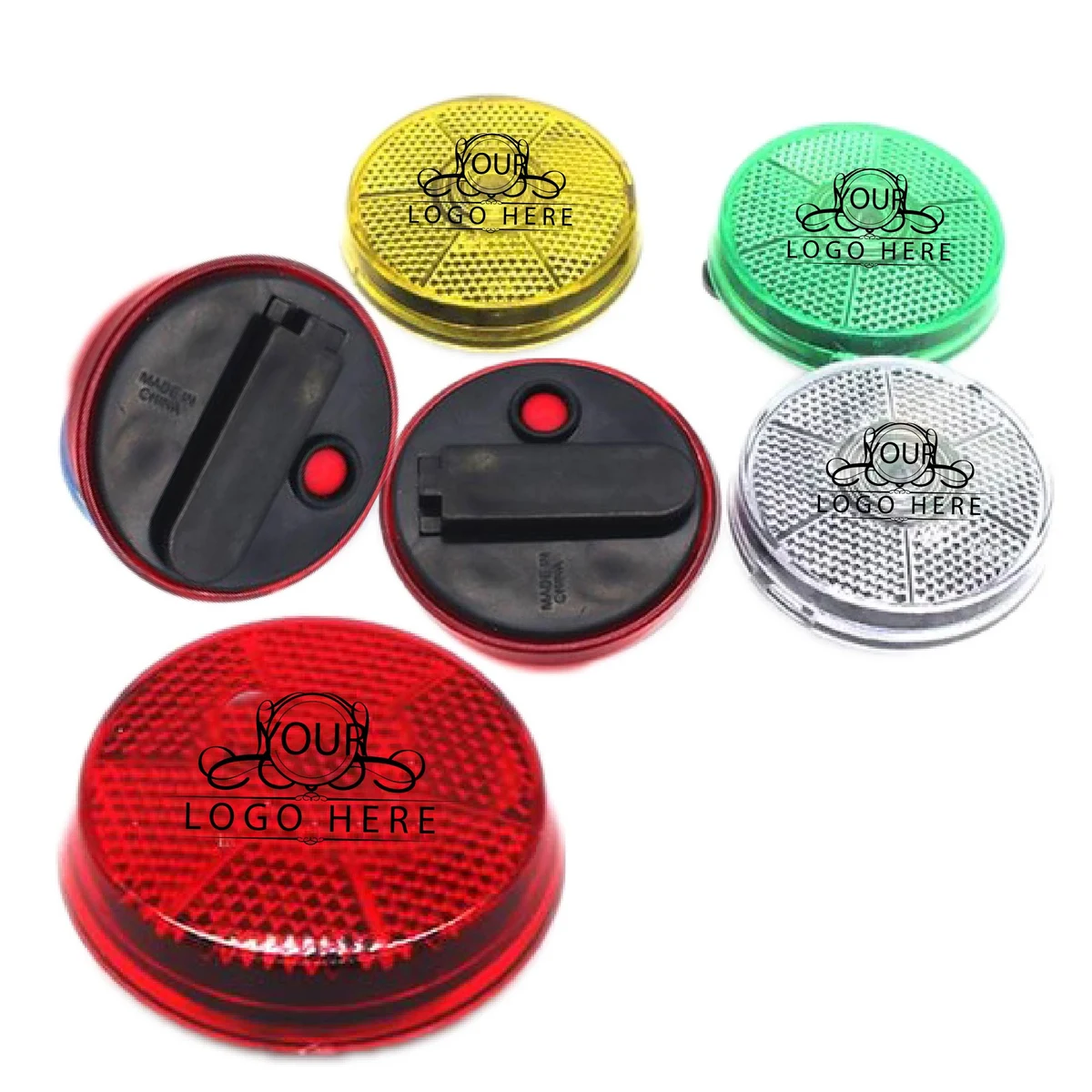 Clip-On Safety Reflector / Light 1