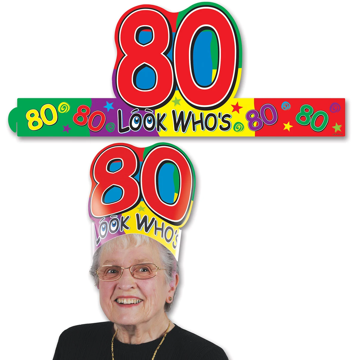 Look Who's "80" Headband 1