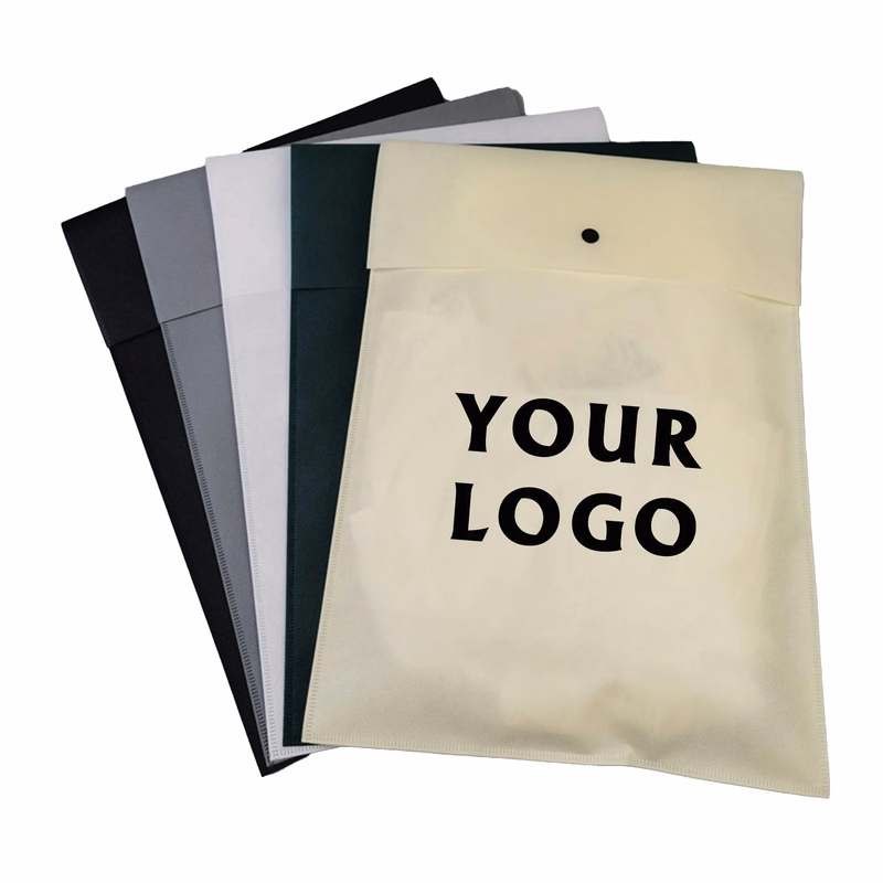 MOQ100 High-grade Button Non-woven Garment Bag