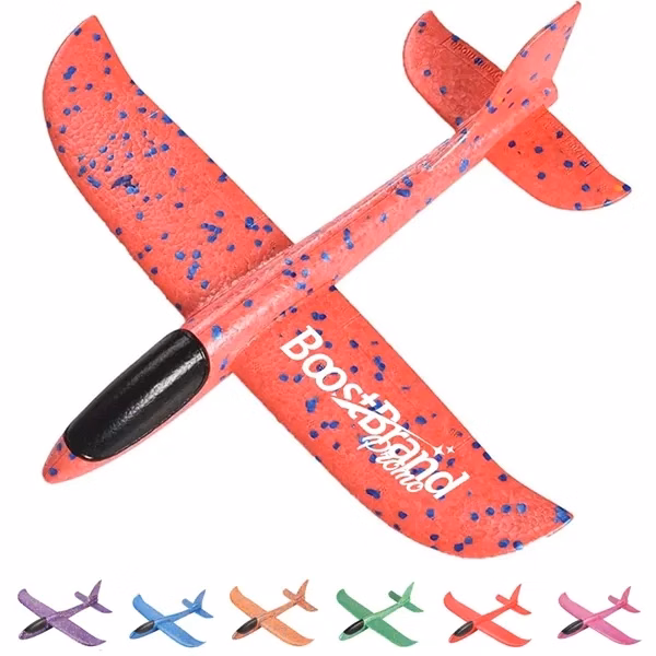 Custom Foam Hand Launch Glider Airplane — Outdoor Play Youth Activity Giveaway