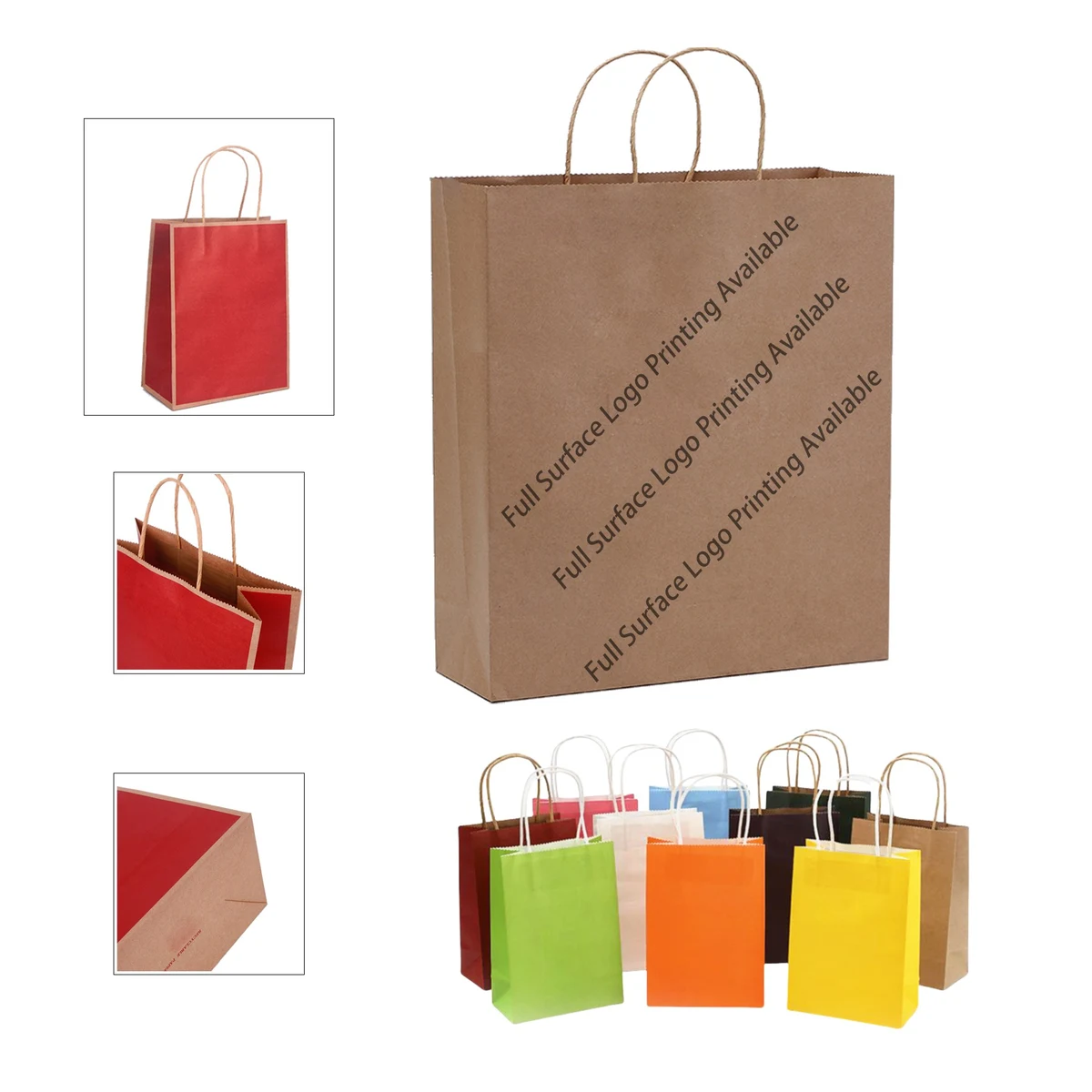 Full-Color Kraft Tote Bags 1