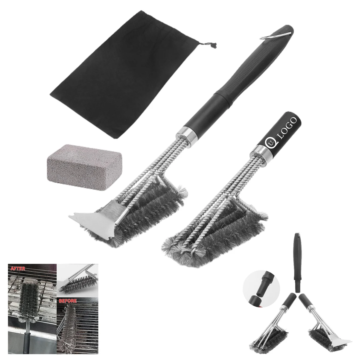 Stainless Bbq Cleaning Brush 1