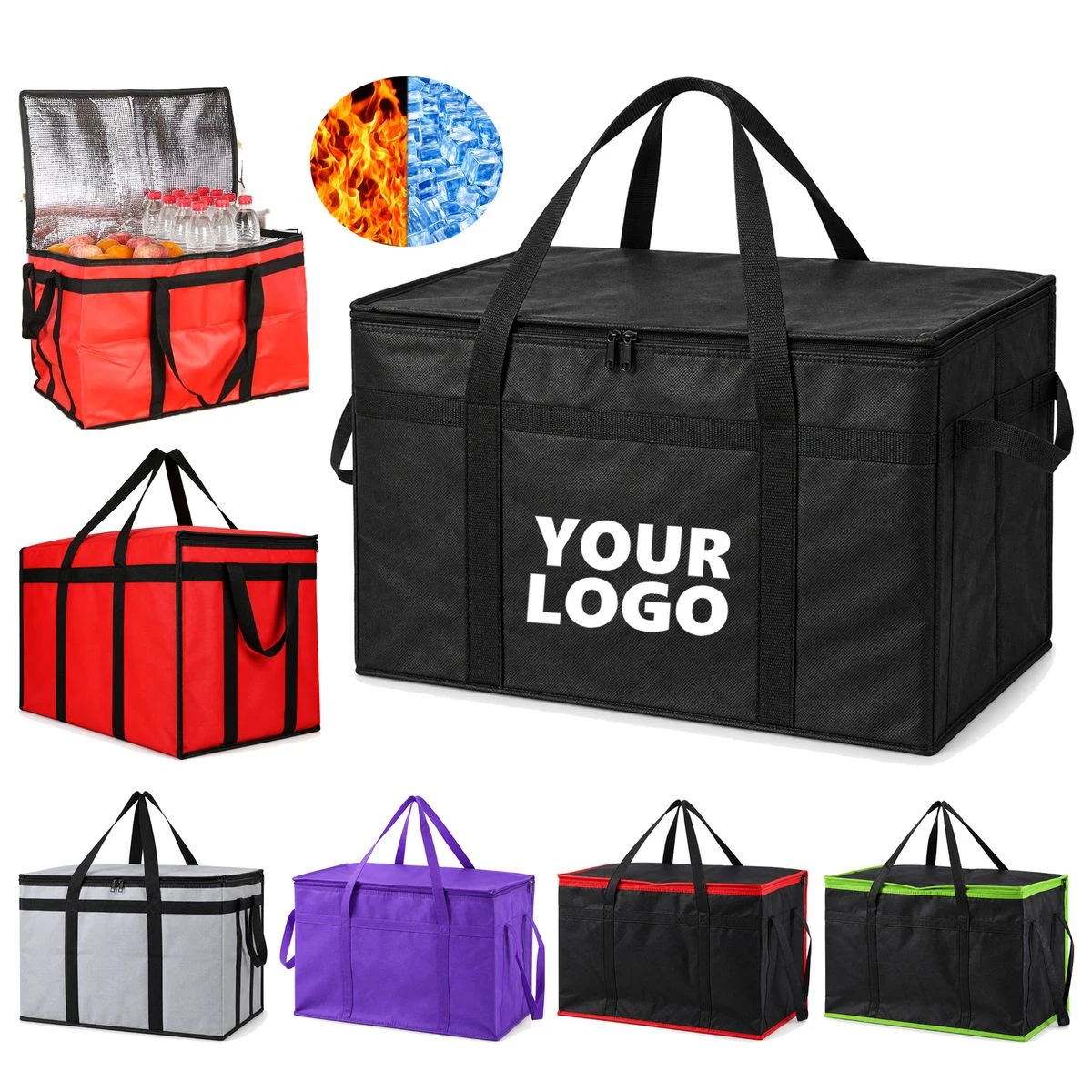 Insulated Food Delivery Tote Bag 1