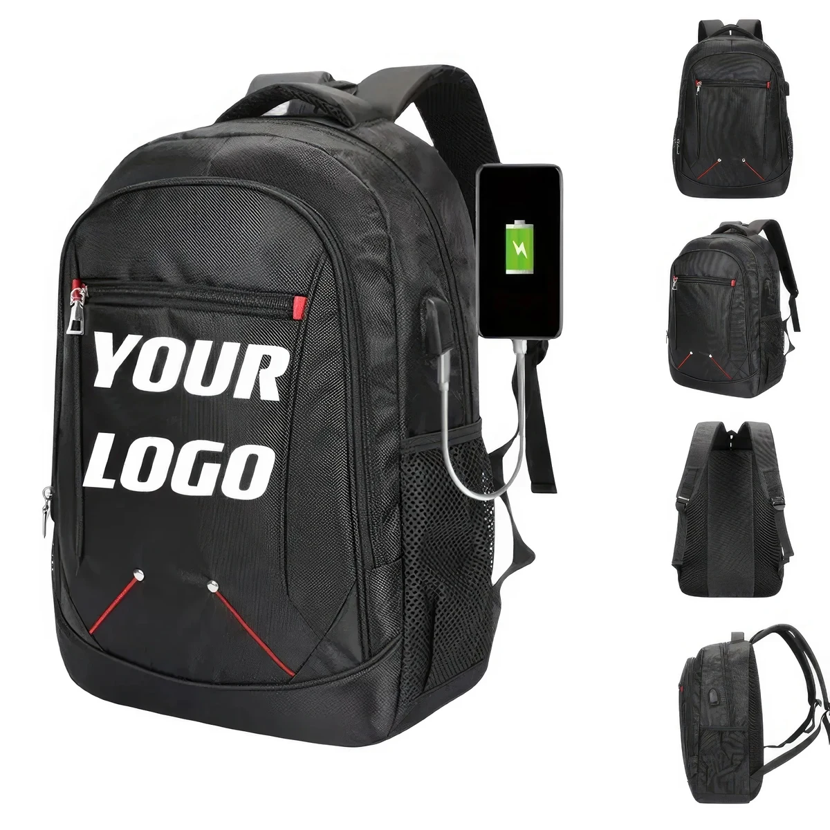 Large Travel Backpack With USB Charging Port 1