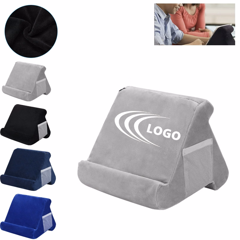 Multi Mobile And Tablet Reading Stand Pillow With Logo