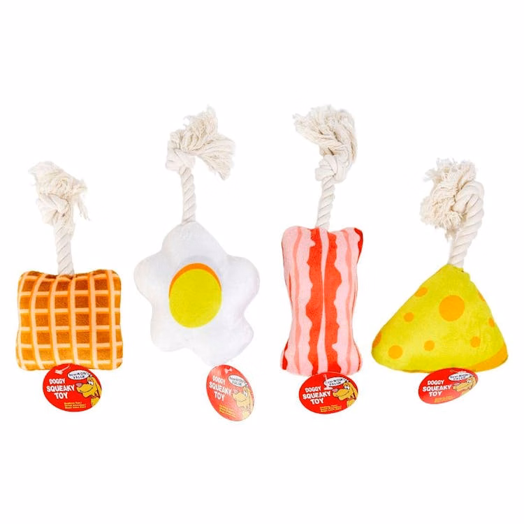 Plush Rope Dog Toys - Assorted