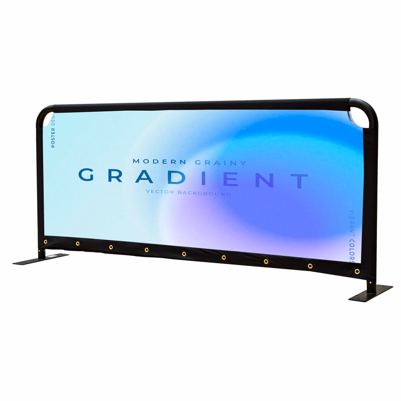 79"w x 35"h Crowd Barrier-Fabric Only