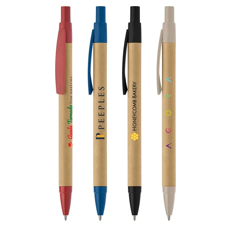 Galapagos Eco Pen - Kraft Barrel with Wheatstraw Trim 1