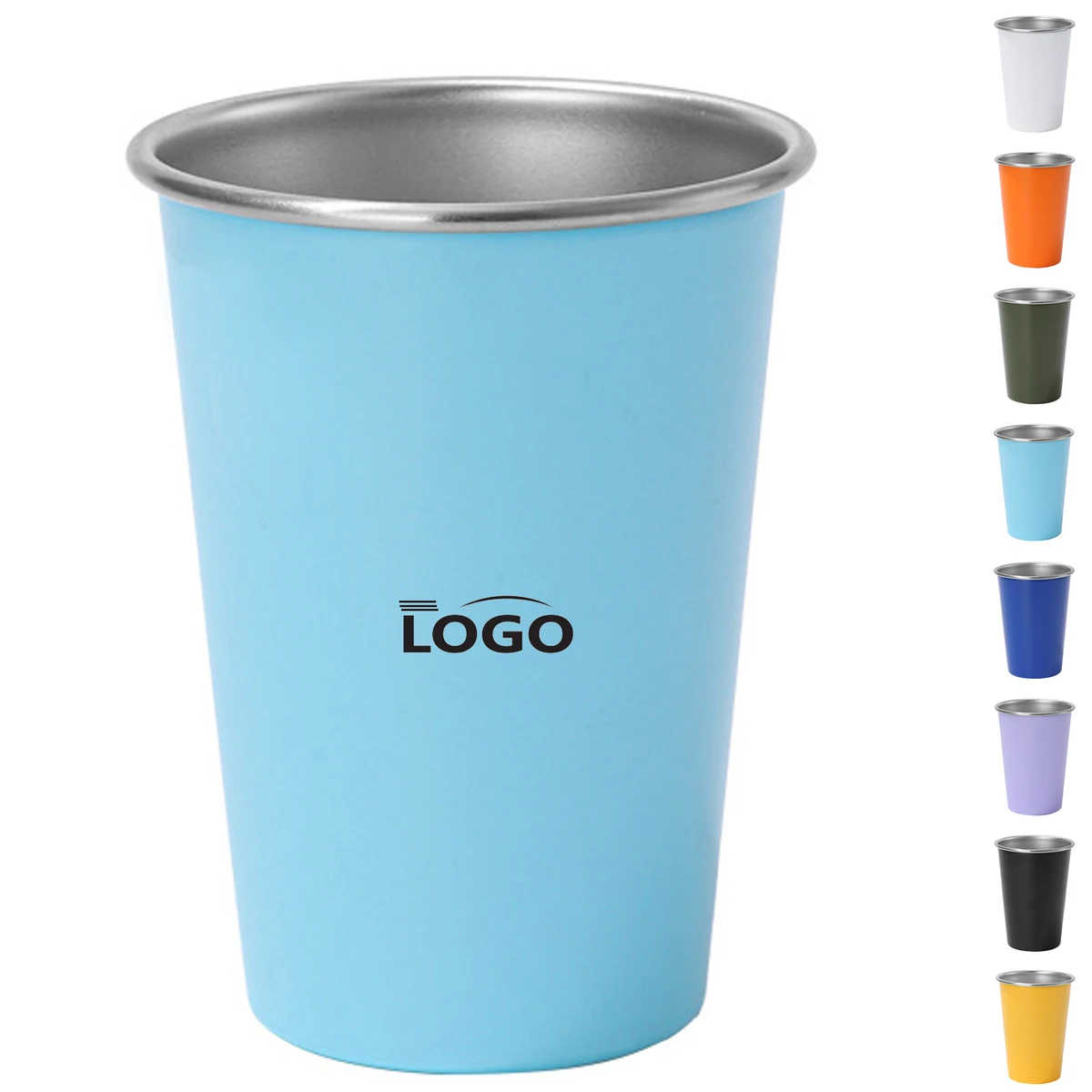 Reusable 16 Oz. Stainless Steel Cup 1