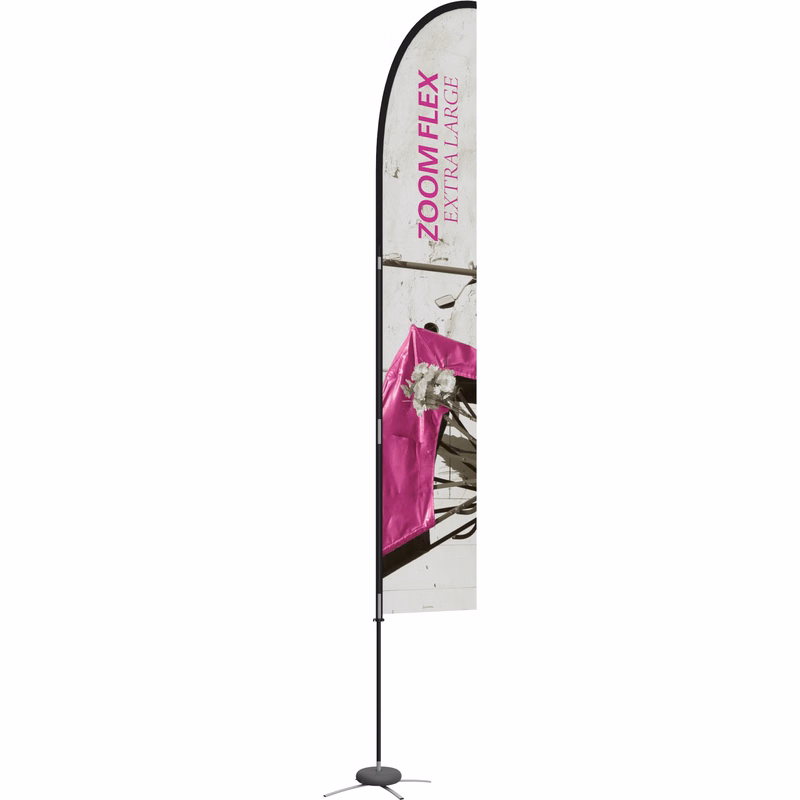 Zoom Flex Extra Large Outdoor Flag (Hardware Only)
