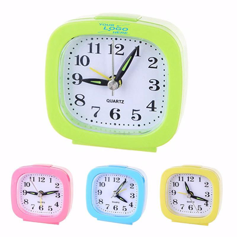 3-inch Silent Analog Alarm Clock