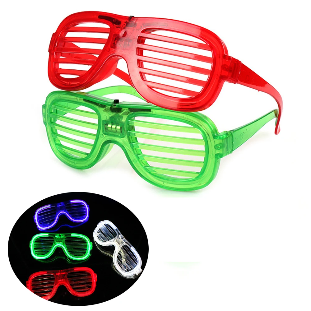 LED Louver Luminous Glasses 1