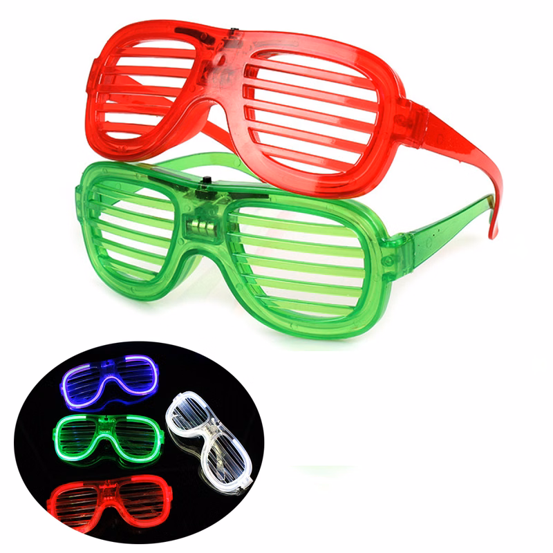 LED Louver Luminous Glasses