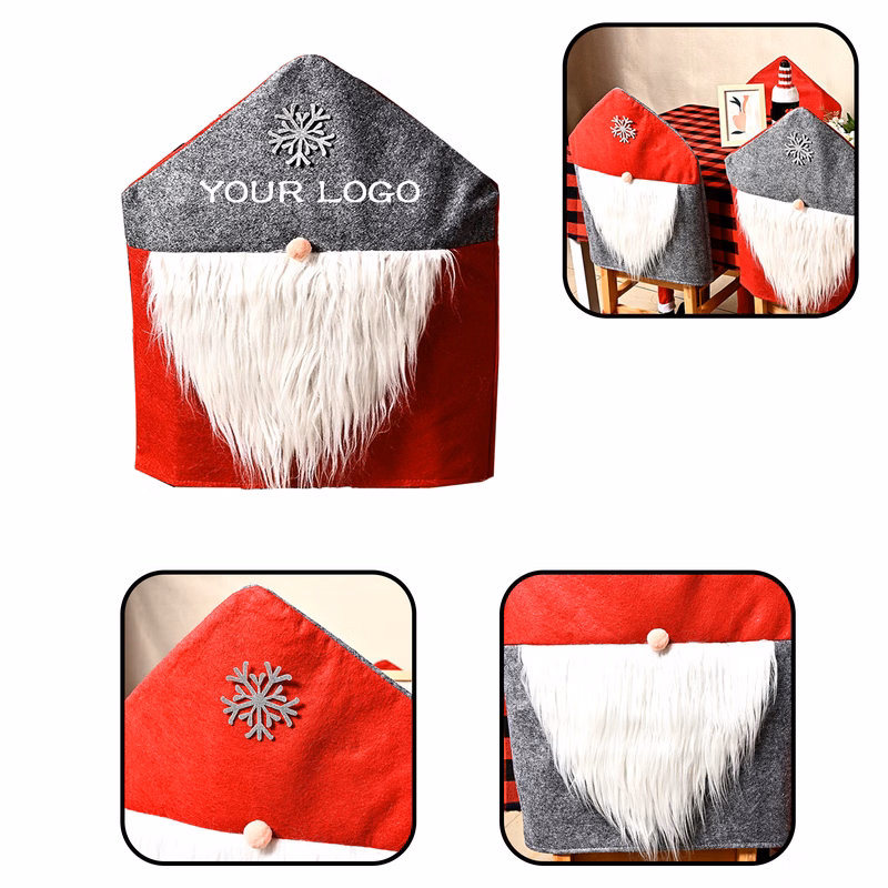 MOQ 20 PCS Faceless Santa Chair Cover