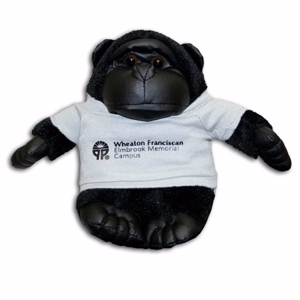6" Stuffed Sitting Gorilla