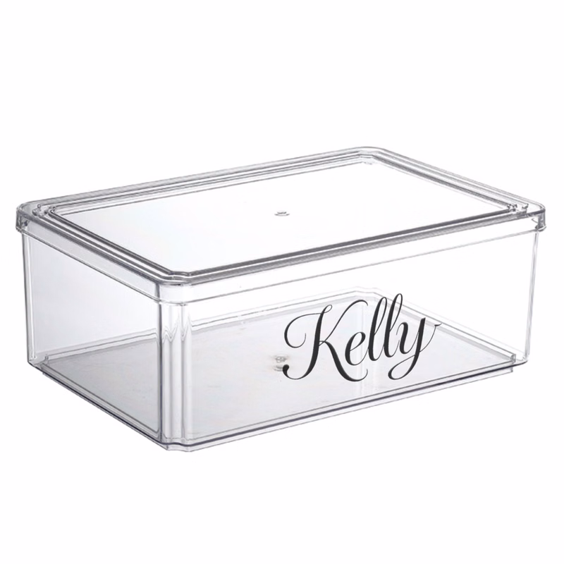 Clear PET Plastic Fridge Food Storage Containers
