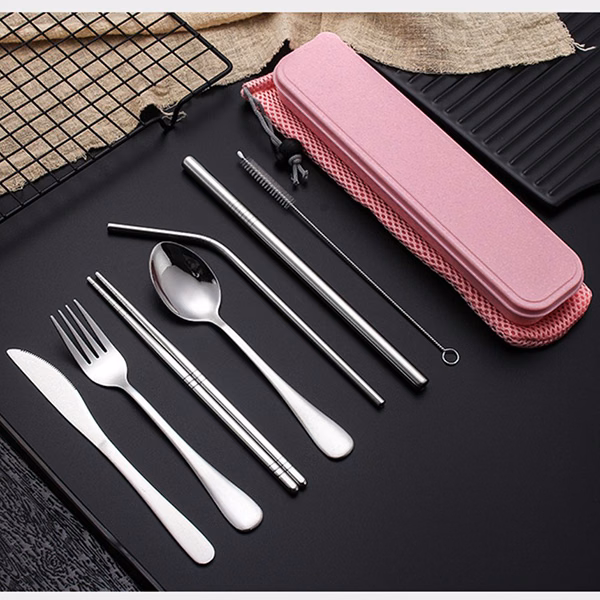 Dinnerware sets Portable Reusable Flatware 8-Piece