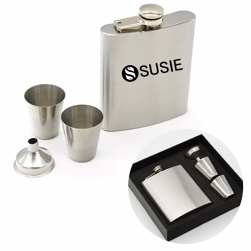 304 Stainless Steel Hip Flask Set
