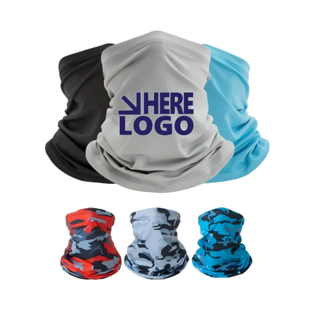 Custom Logo Full-Color Cooling Bandana Neck Gaiter 1
