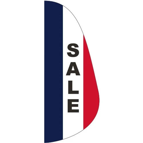 "SALE" 3' x 8' Message Feather Flag 1