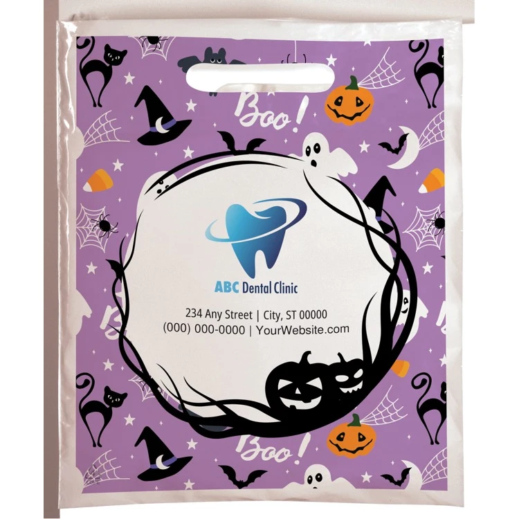 Halloween Scatter Design 1 Plastic Bag (7.5" x 9") 1