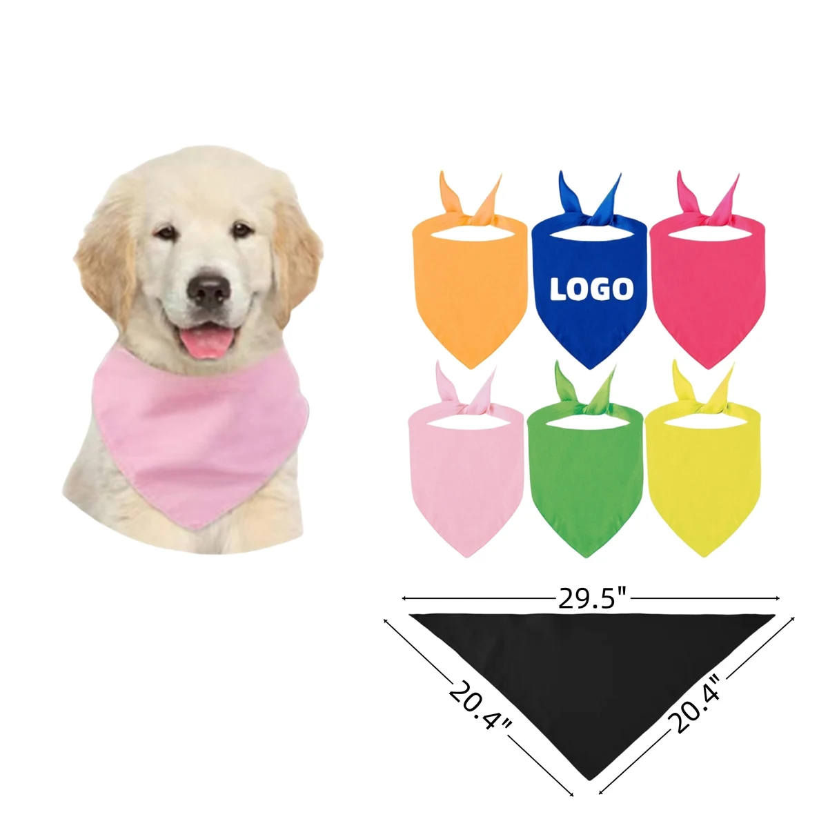 Pet Collar Triangle Scarf Bib 1