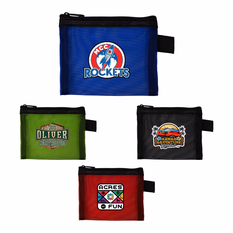 Recycled Mesh Zip Pouch