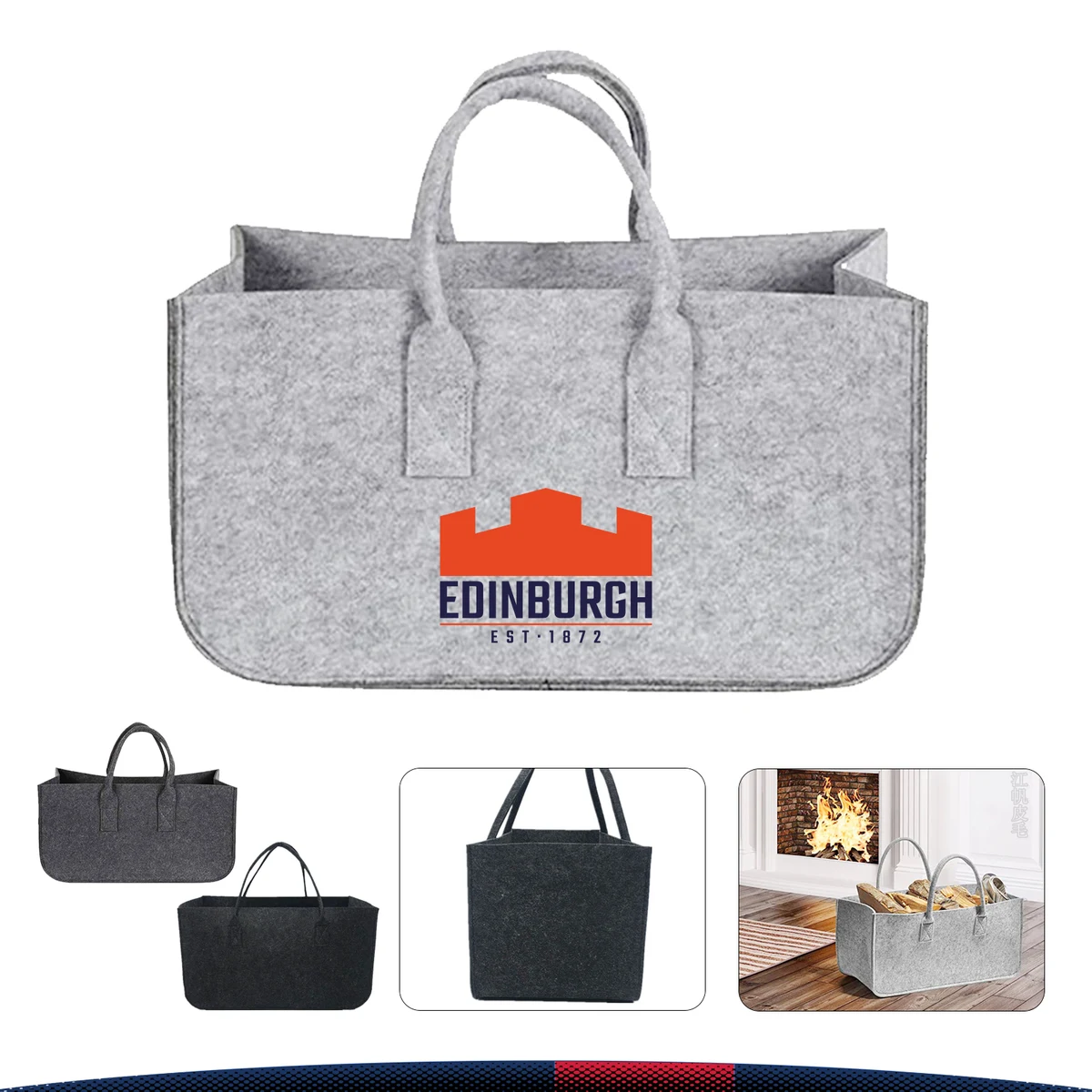 Large Felt Handbag 1