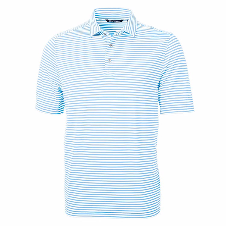 Cutter & Buck Virtue Eco Pique Stripe Recycled Men's Polo