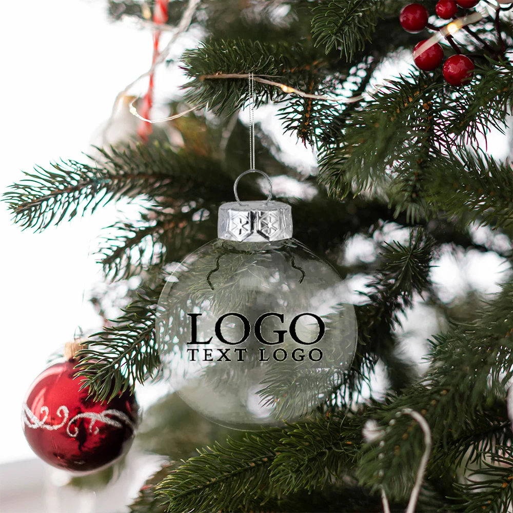 Transparent Filling Baubles Holiday Hanging Balls 1