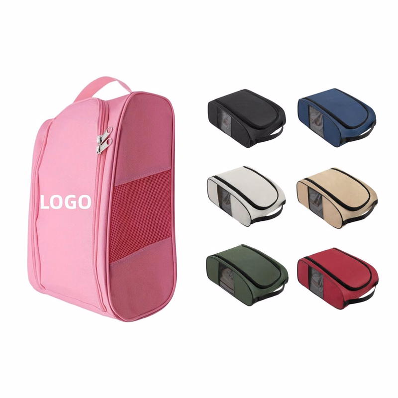 Two-Way Zipper Foldable Shoe Carrier