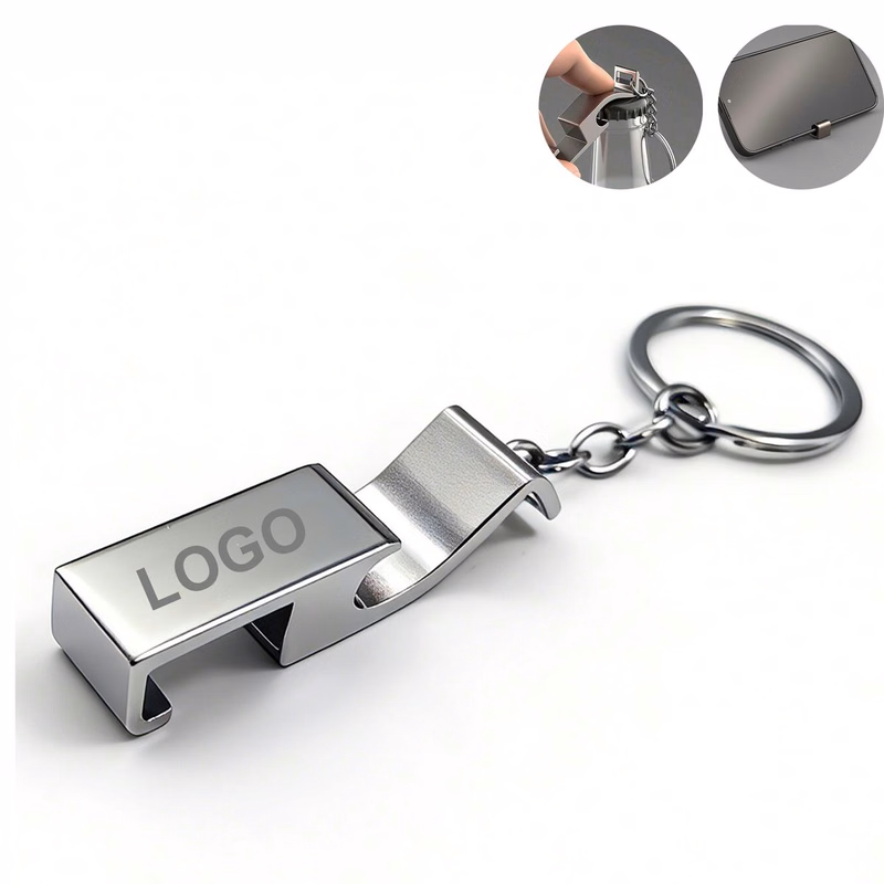 2 in 1 Bottle opener Phone Stand Keychain