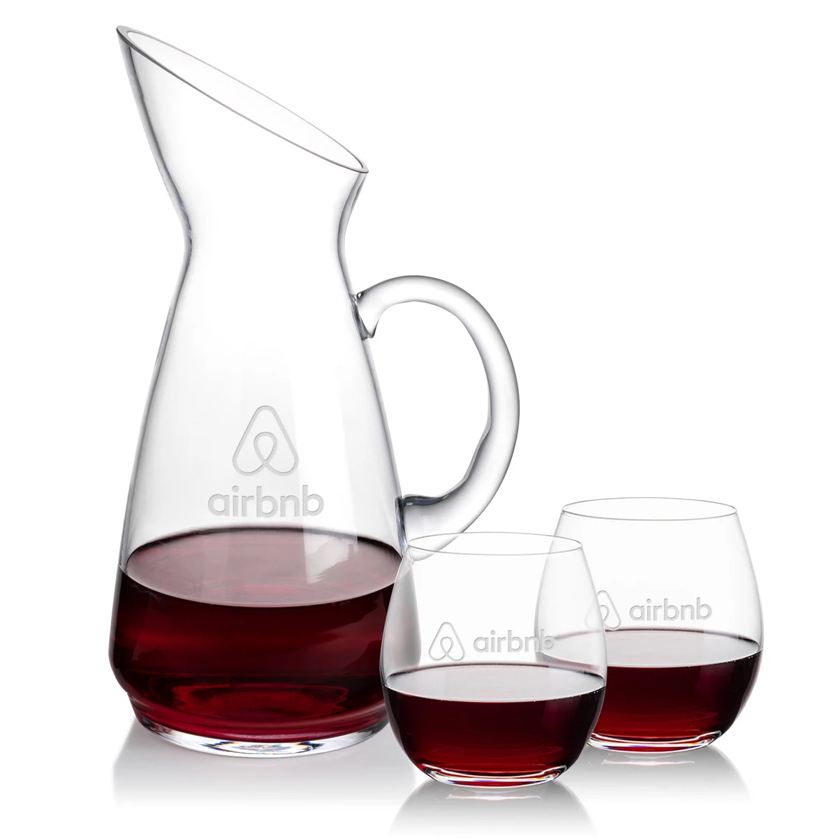 Taroni Carafe & Redmond Stemless Wine 1