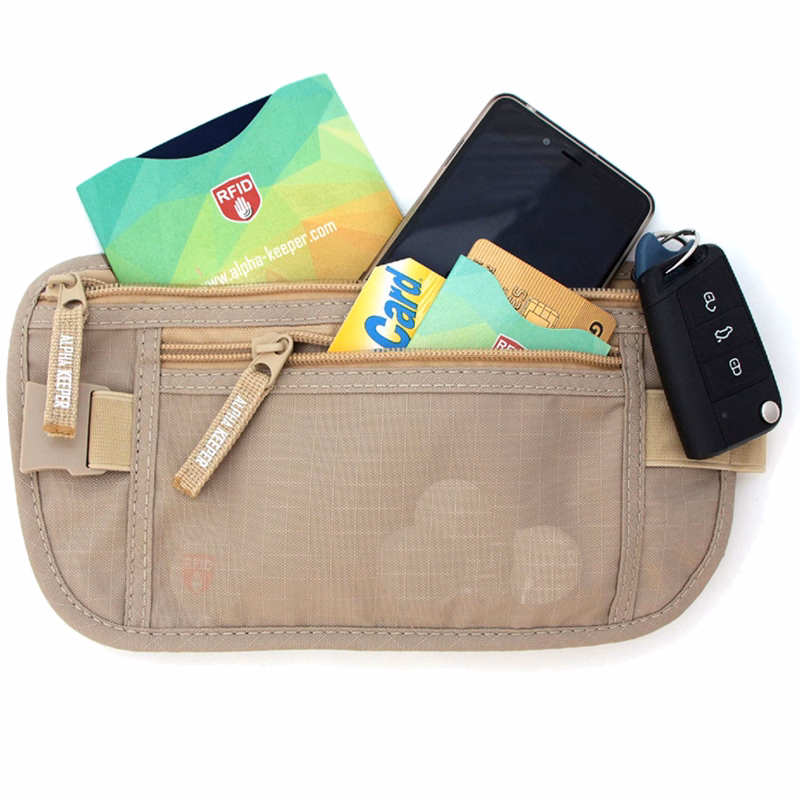 Travel Money Belt Bag