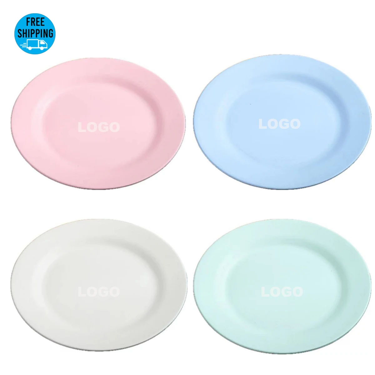 9.8" Wheat Straw Plates 1