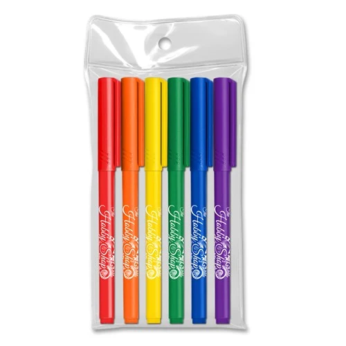Note Writer Felt Tip Pen - USA Union Made - 6 Pack 1