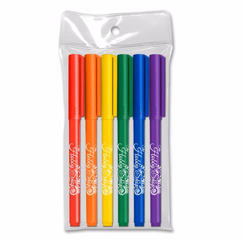 Note Writer Felt Tip Pen - USA Union Made - 6 Pack