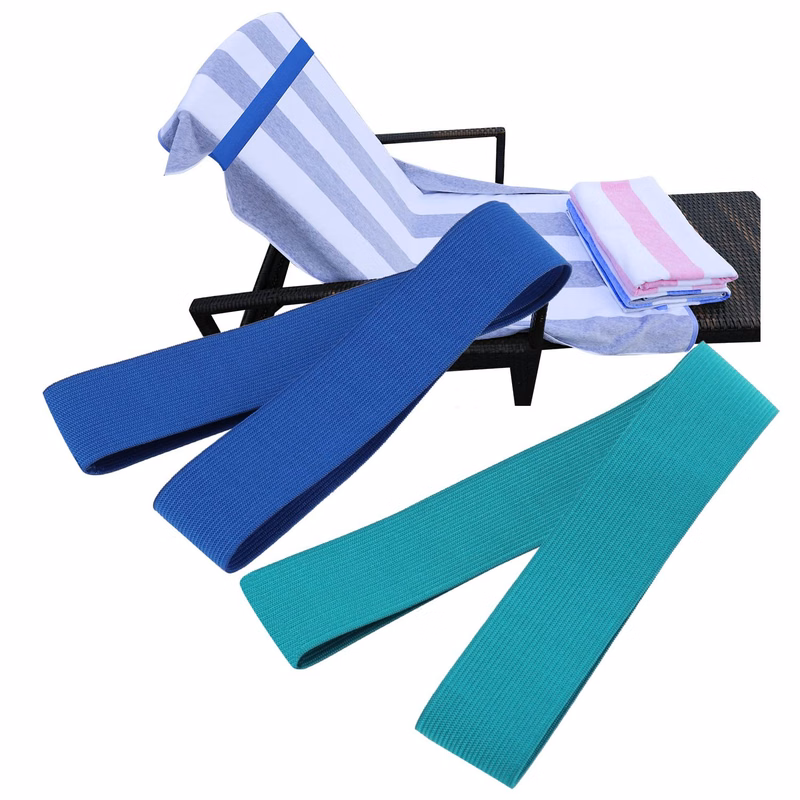 Towel Bands for Beach Chair, Rubber Towel Clips for Pool Chair