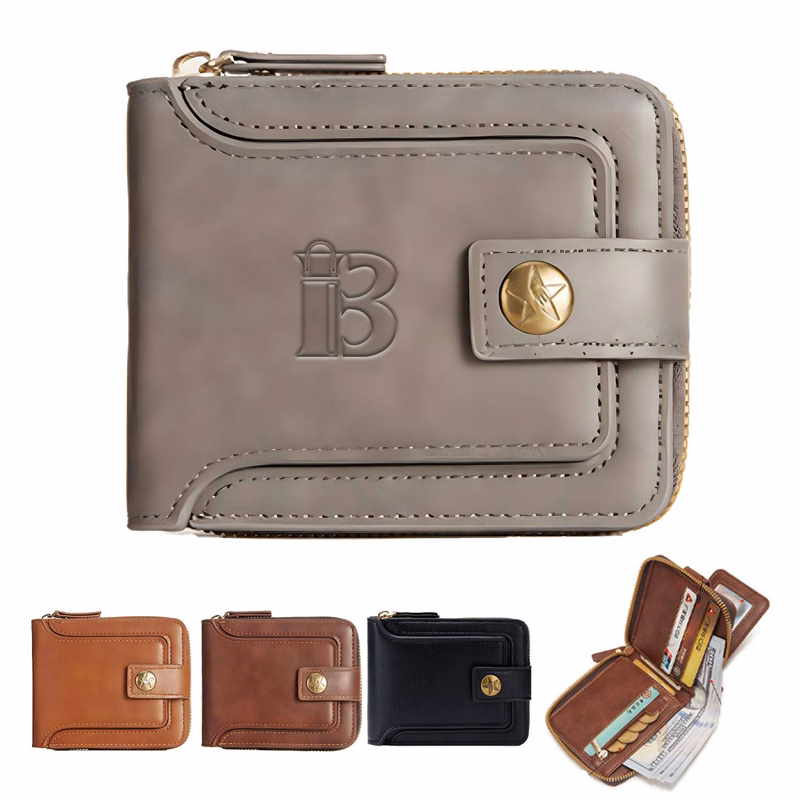 PU Leather Slim Wallet For Men