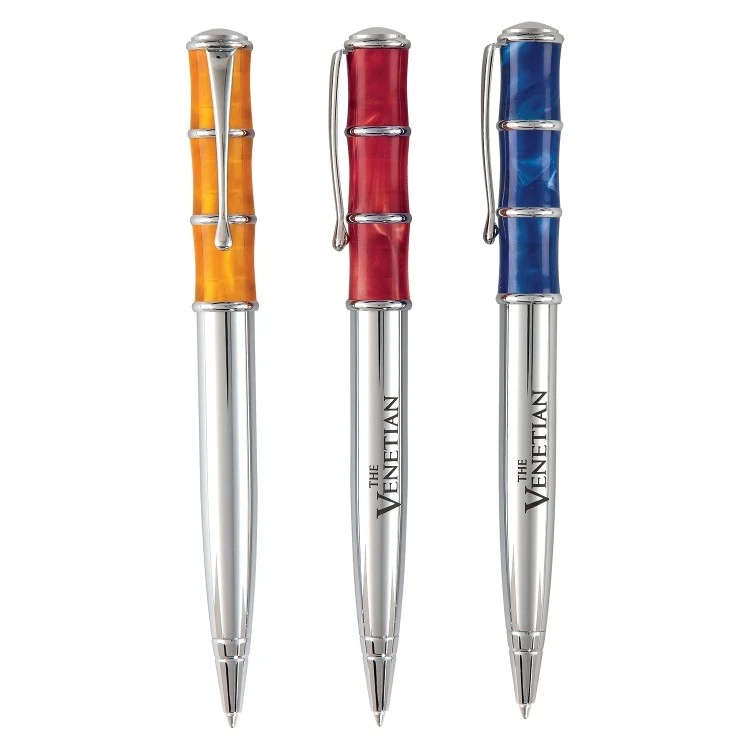 Solstice Brass Twist Action Ballpoint Pen 1