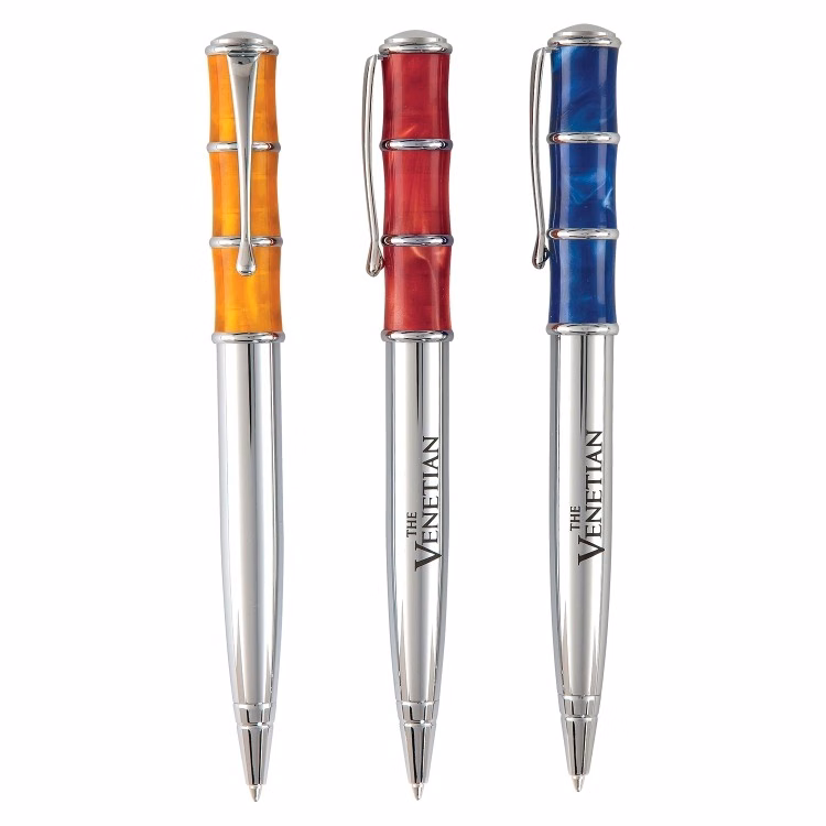 Solstice Brass Twist Action Ballpoint Pen
